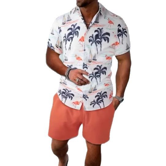 European And American Summer Menswear Shirt Casual Loose