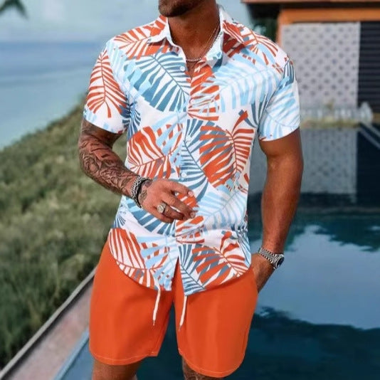 European And American Summer Menswear Shirt Casual Loose