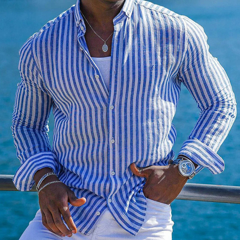 Fashion Printed Shirt Summer Menswear