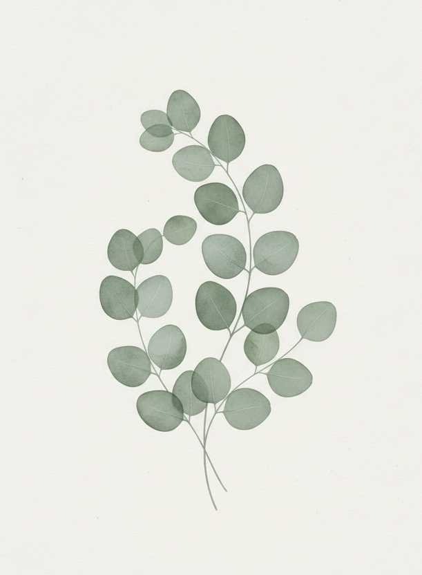 Eucalyptus Branch Elegance